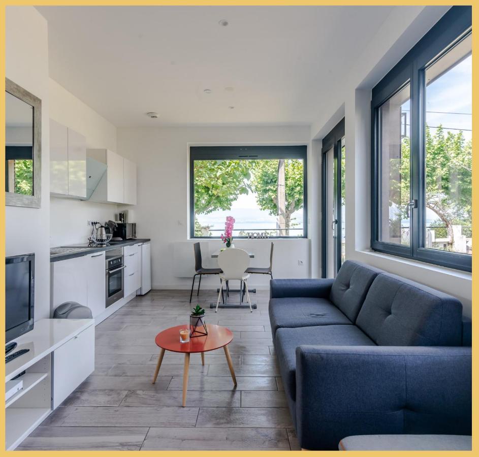Appartement Cozy 1 Panoramique Lac Leman Thonon-Les-Bains Exterior foto